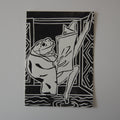 Mr Frog greeting card
