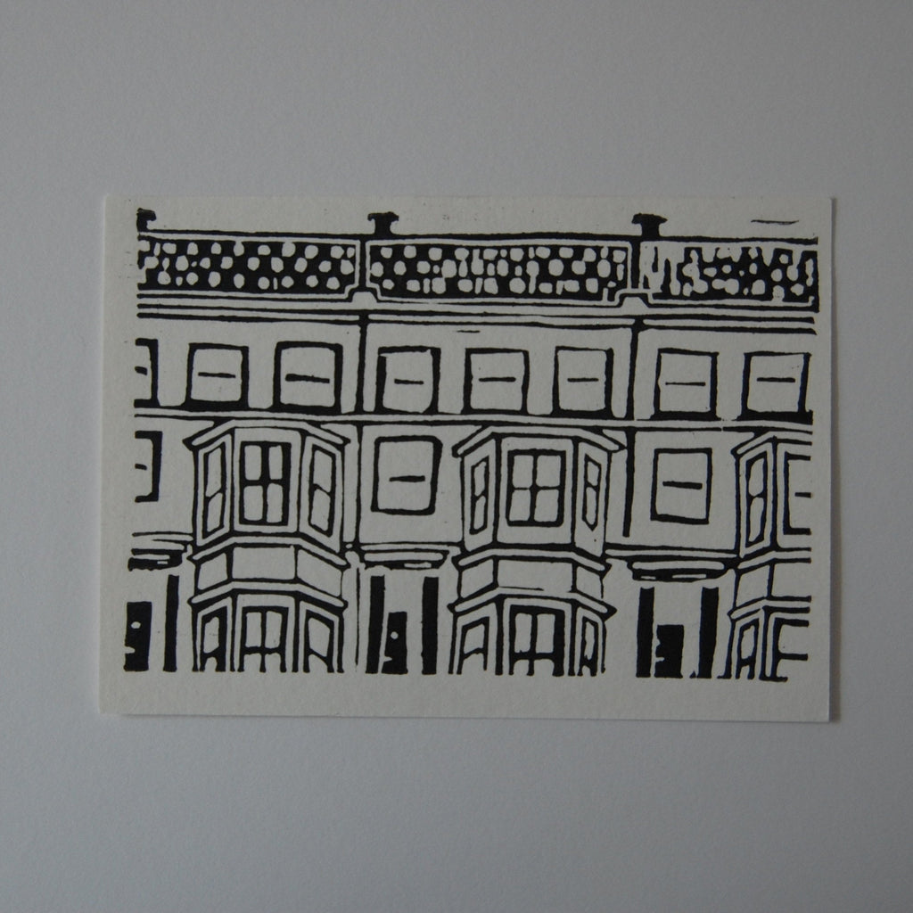 Terraced house print