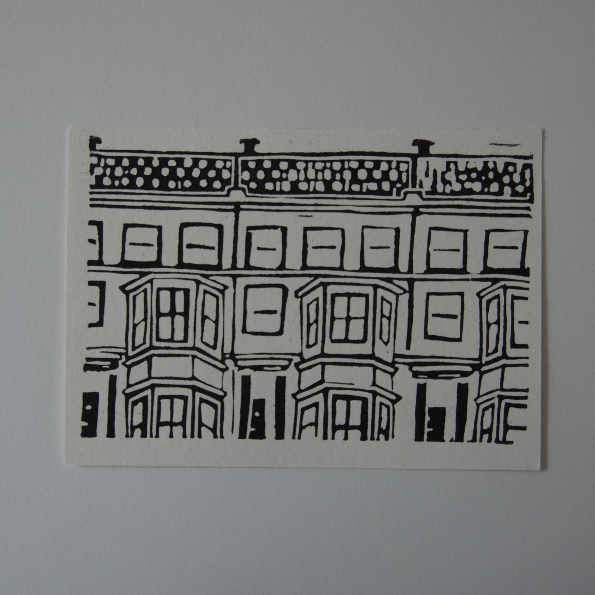 Terraced house print