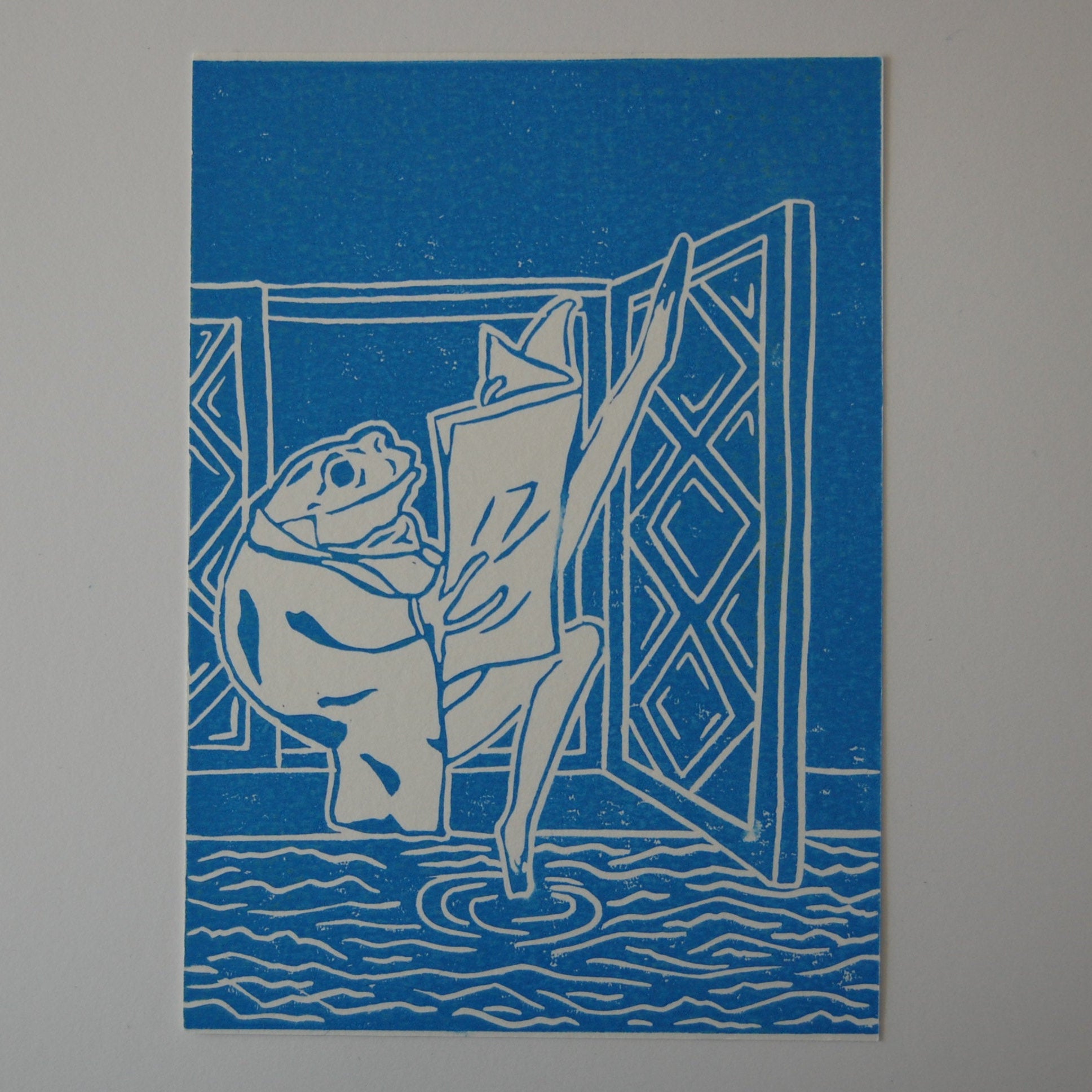 Mr Frog print