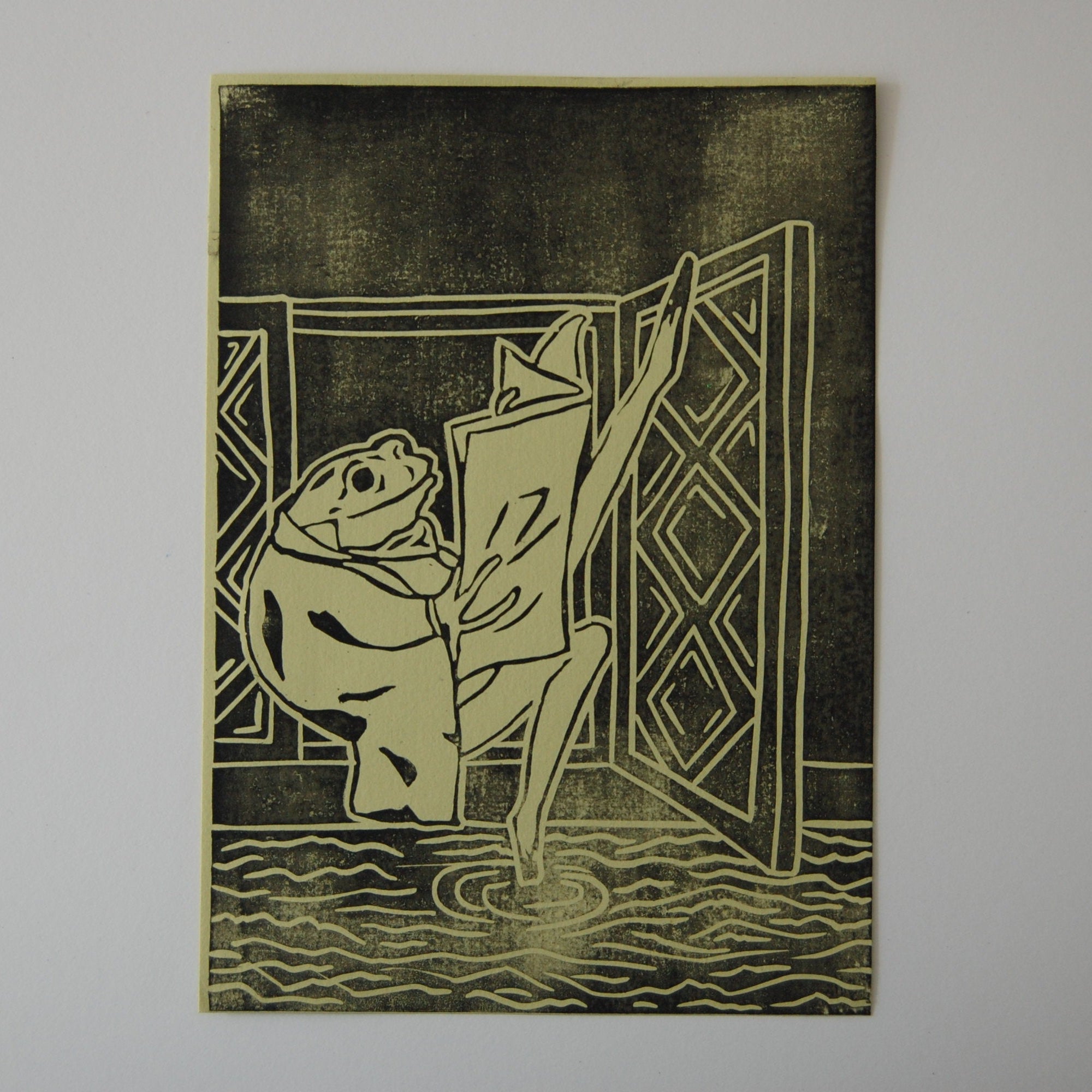 Mr Frog print