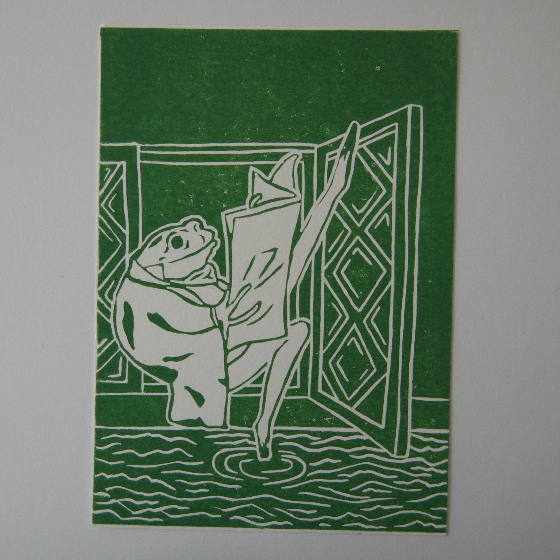 Mr Frog print