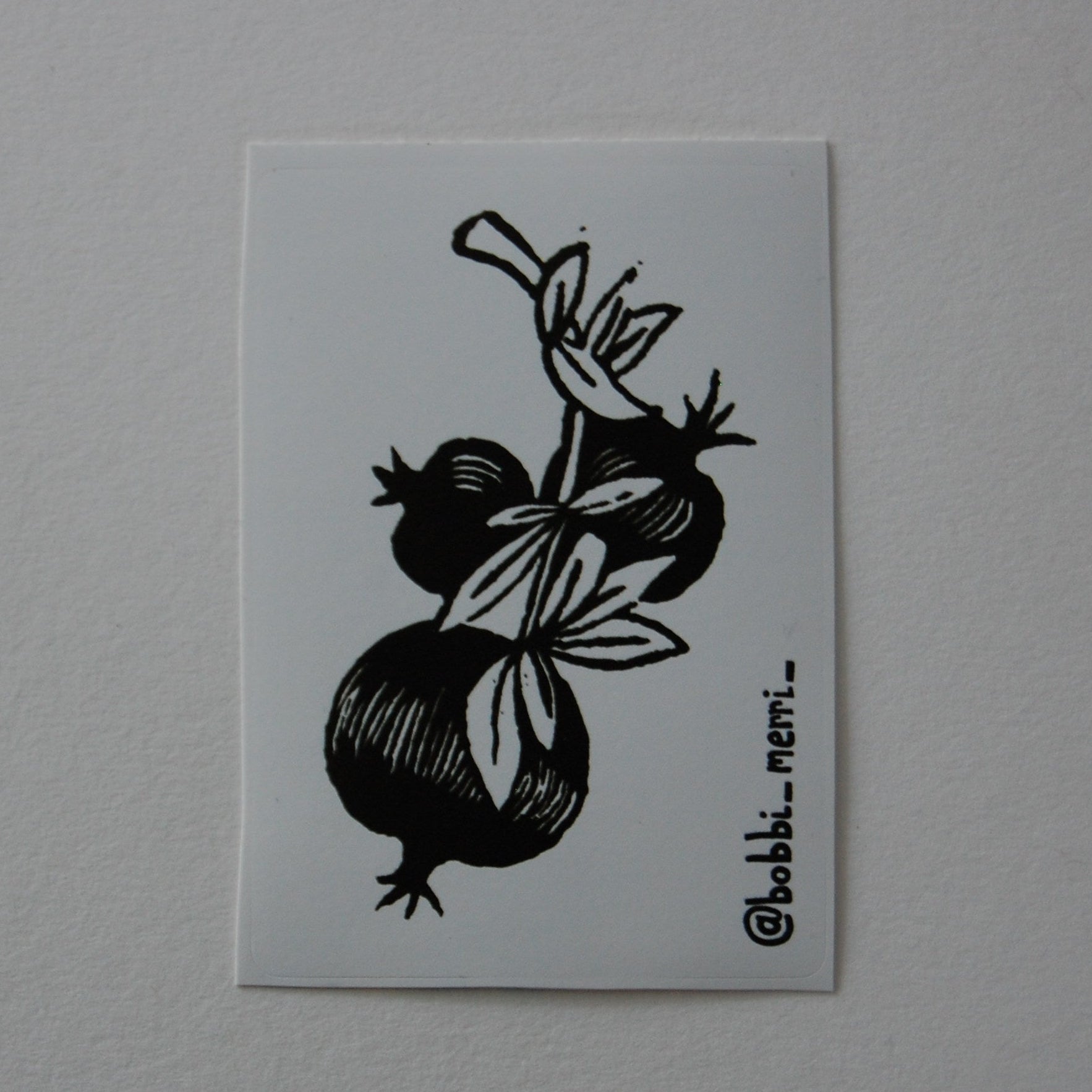 Pomegranate sticker