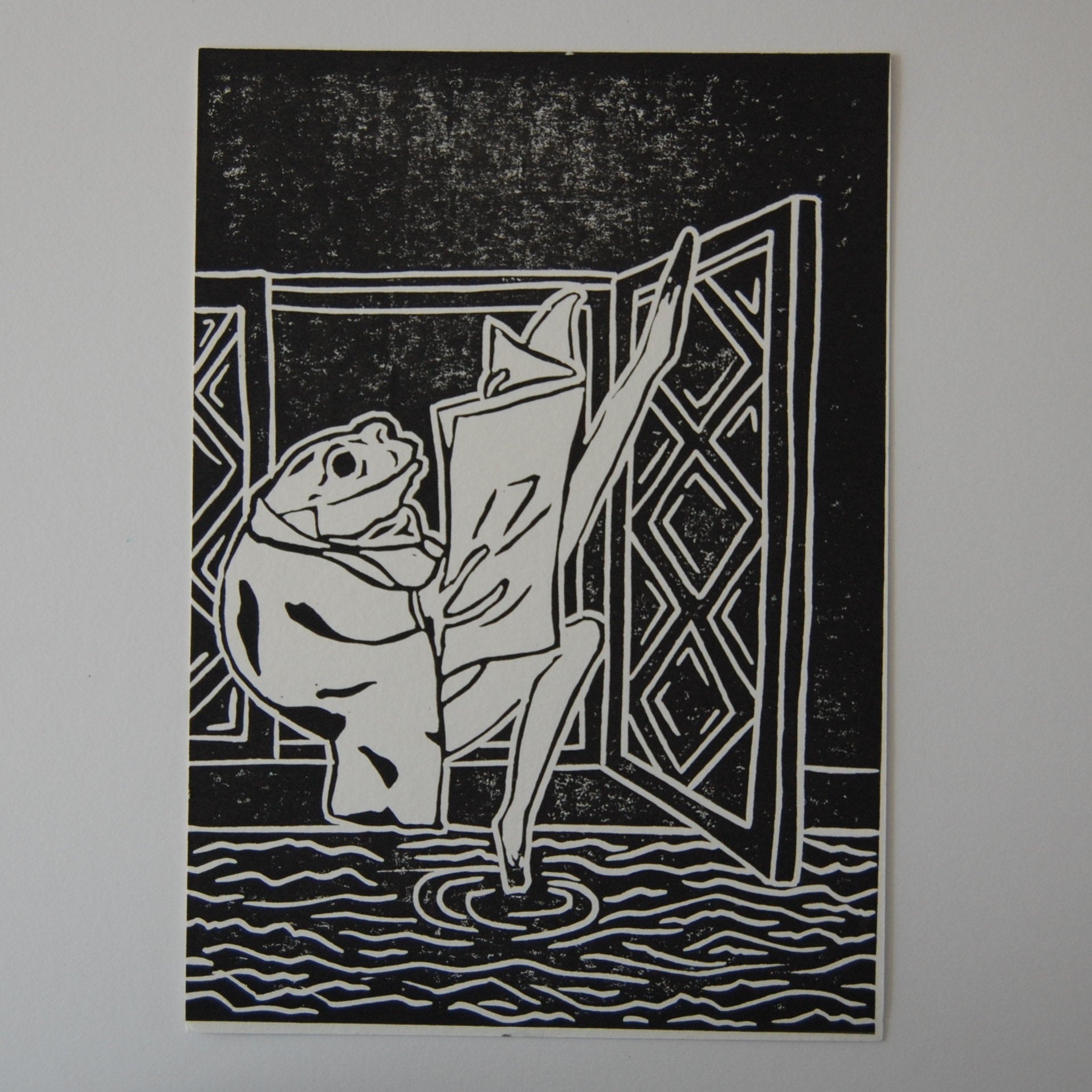 Mr Frog print